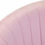 4Rico Draaistoel QS-OF212G Roze Fluweel