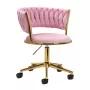 4Rico Swivel Chair QS-GW01G Pink Velvet