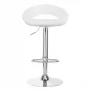 4Rico QS-B10 tabouret de bar eco, cuir blanc