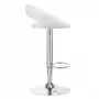 4Rico QS-B10 tabouret de bar eco, cuir blanc