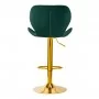 4Rico Bar Hocker QS-B15 verde velluto