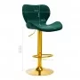 4Rico Bar Hocker QS-B15 verde velluto