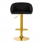 4Rico Bar Hocker QS-B16g terciopelo negro