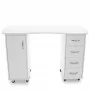 Desk 2027 BP white two cabinets