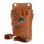 Kappersschaar riem holster T14 bruin