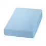 Blue terry cloth sheet