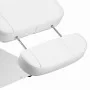 SILLON Fauteuil cosmétique électrique de luxe, 3 moteurs, blanc