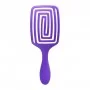 Flexible hair brush O-327 purple