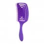 Flexible hair brush O-327 purple