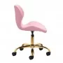 Sgabello cosmetico QS-06G oro rosa