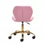 Sgabello cosmetico QS-06G oro rosa