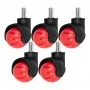 Conjunto de 5 peças de rodas para bancos de pressão Roll Speed Ball